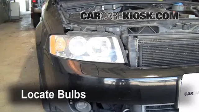 2002 Audi A4 Quattro 1.8L 4 Cyl. Turbo Éclairage Feu clignotant avant (remplacer l'ampoule)